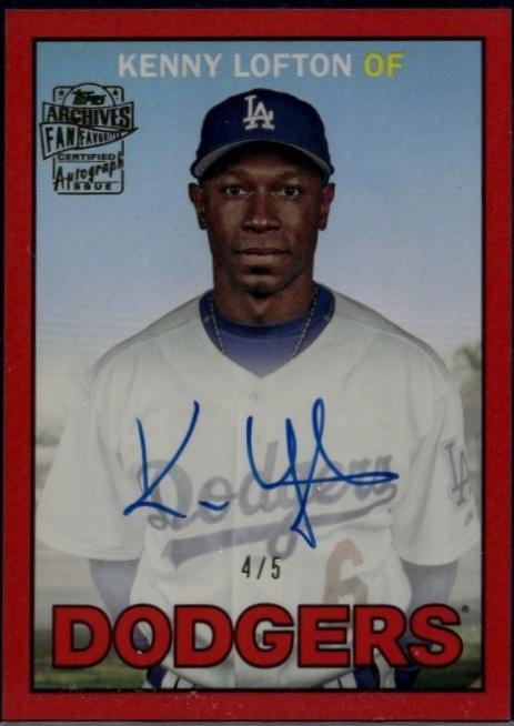 Kenny Lofton [Red] #67FFA-KL