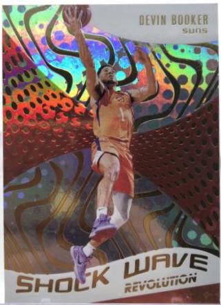 Devin Booker #8 Basketball Cards 2020 Panini Revolution Shockwave