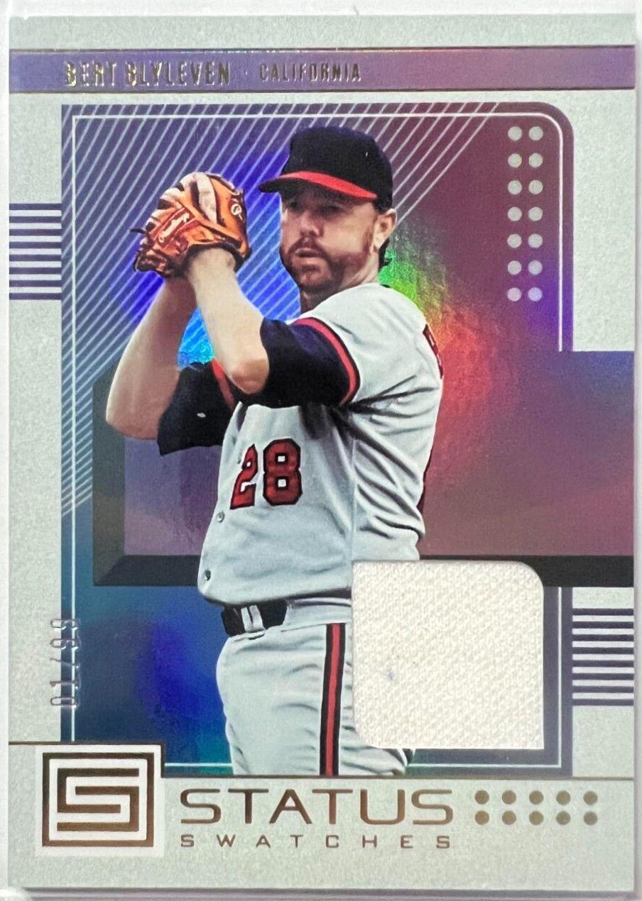 Bert Blyleven #SS-BB Baseball Cards 2023 Panini Chronicles Status Swatches