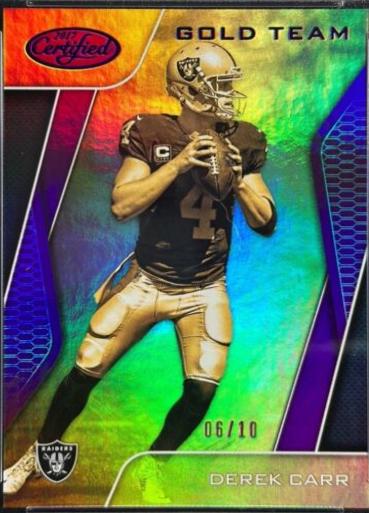 Derek Carr [Mirror Purple] #GT-DC