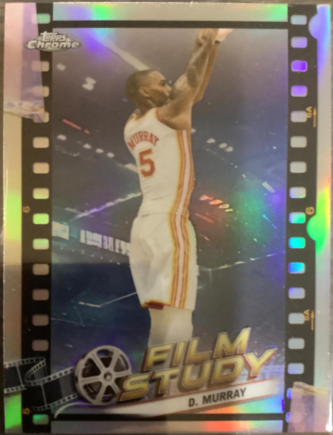 Dejounte Murray #FS-1 Basketball Cards 2023 Topps Chrome Film Study