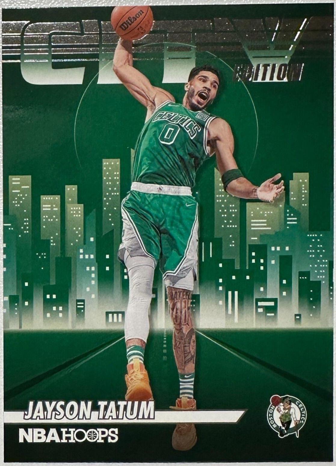 Jayson Tatum #1 Basketball Cards 2022 Panini Hoops City Edition
