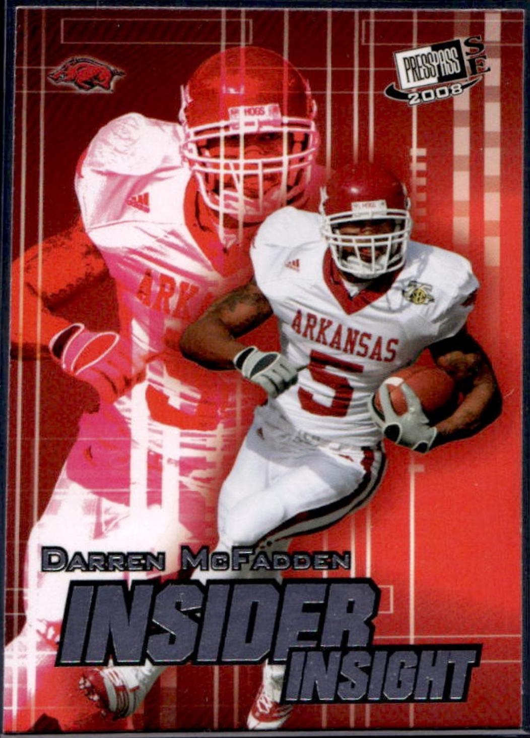 Darren McFadden #II-24 2008 Press Pass Se Insider Insight Football
