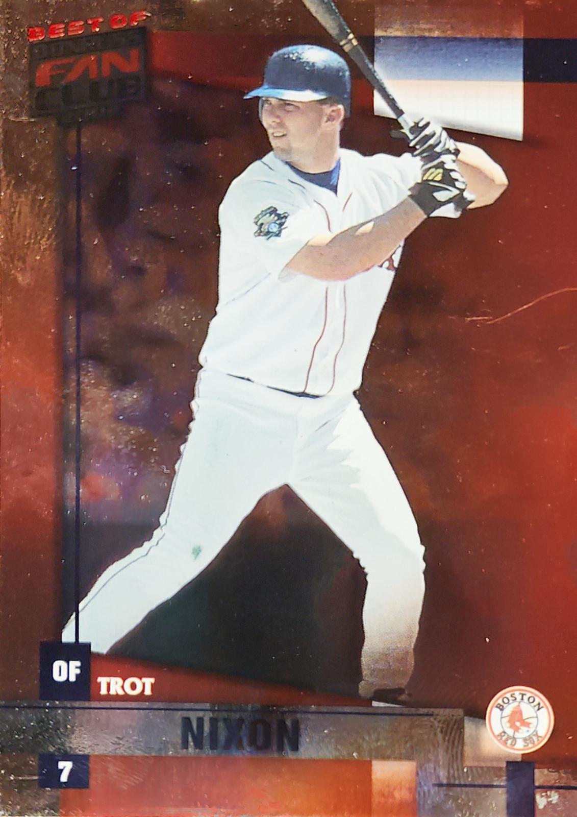 Trot Nixon #47 Baseball Cards 2002 Donruss Best of Fan Club