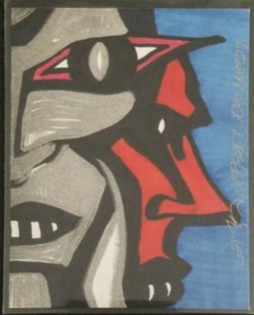 Jeff Hardy Original Art #91 Wrestling Cards 2013 TriStar TNA Impact Glory