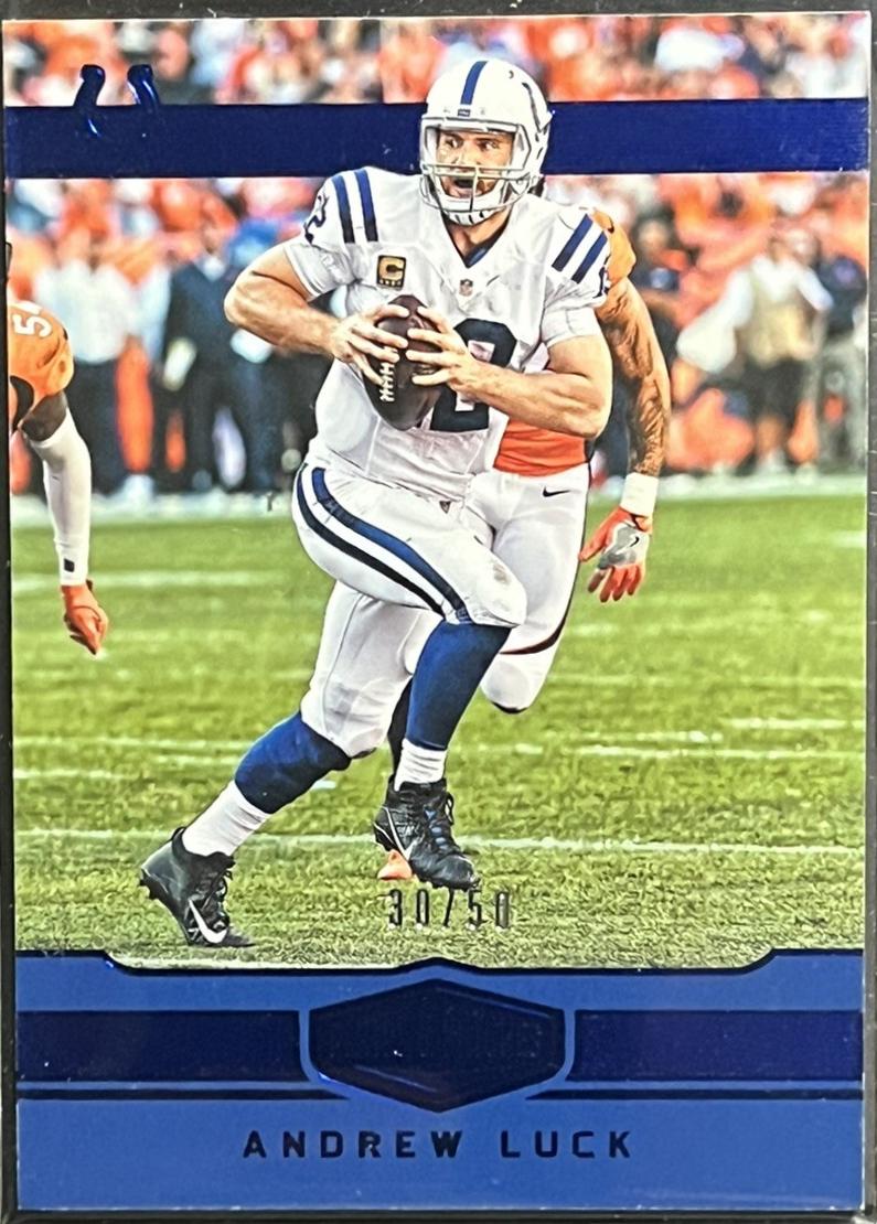 Andrew Luck #43 2016 Panini Plates & Patches Football