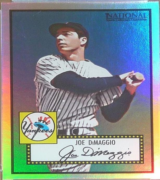 Joe DiMaggio #408 2007 Topps Etopps Cards That Never Were Vip Promo Baseball