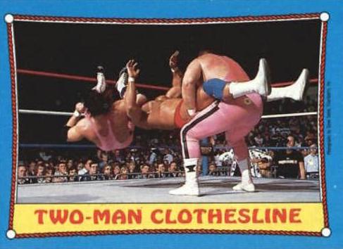Hart Foundation #22 Wrestling Cards 1987 Topps WWF
