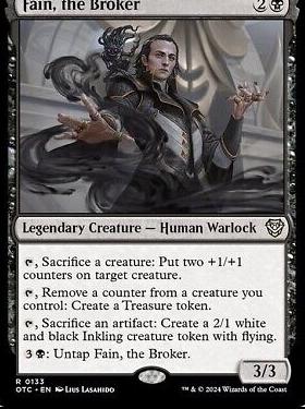 Fain, the Broker (Magic Outlaws of Thunder Junction Commander)
