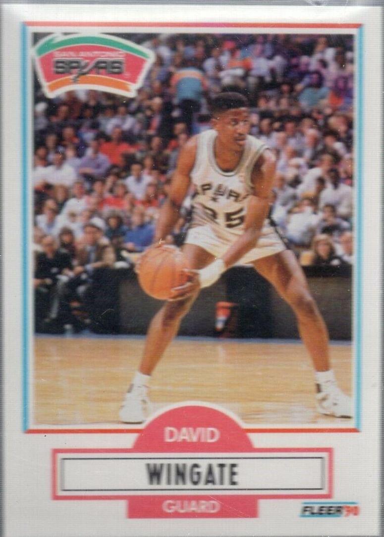 David Wingate #174 Basketball Cards 1990 Fleer