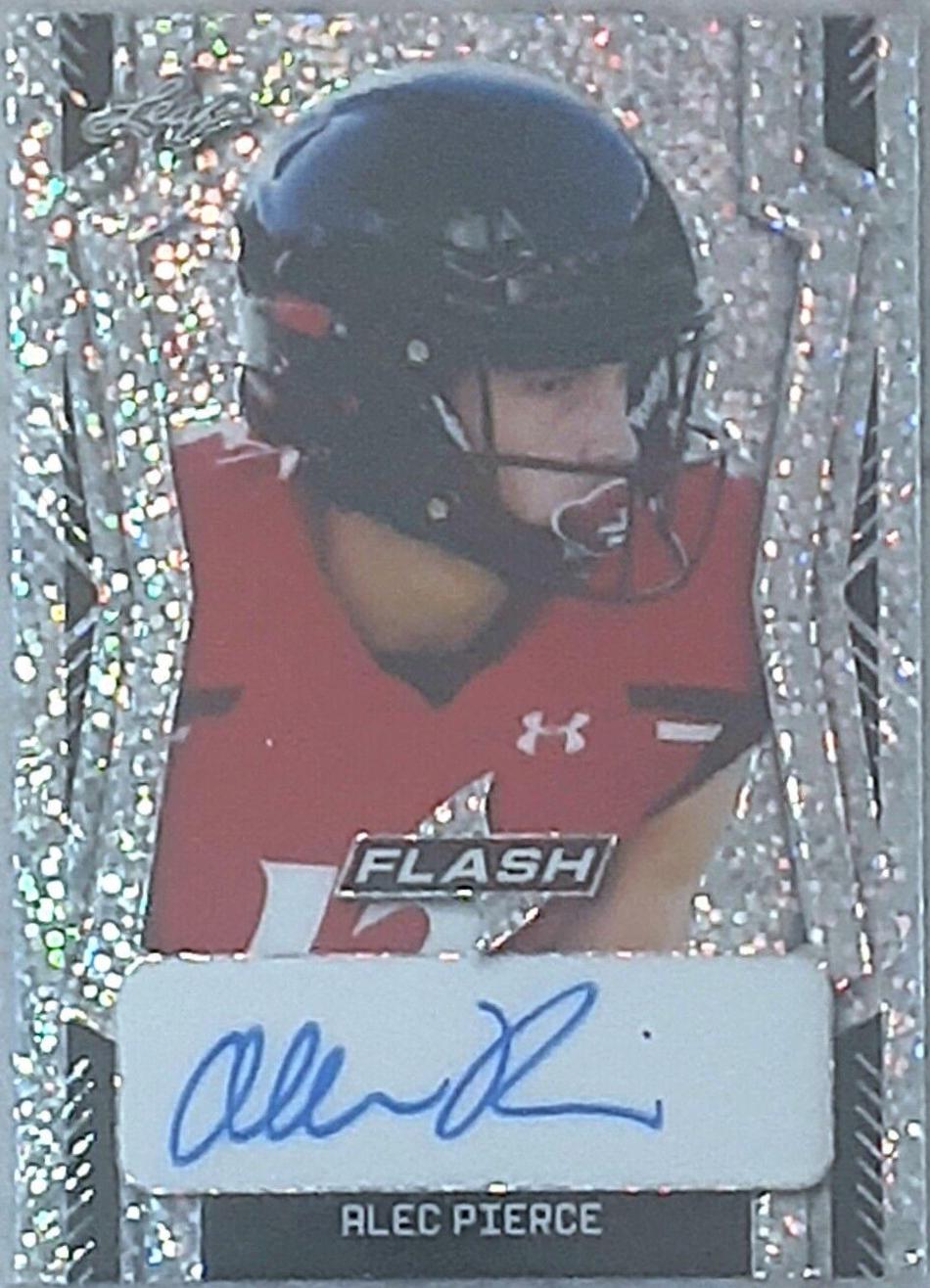 Alec Pierce #BA-AP1 2022 Leaf Flash Autographs Football