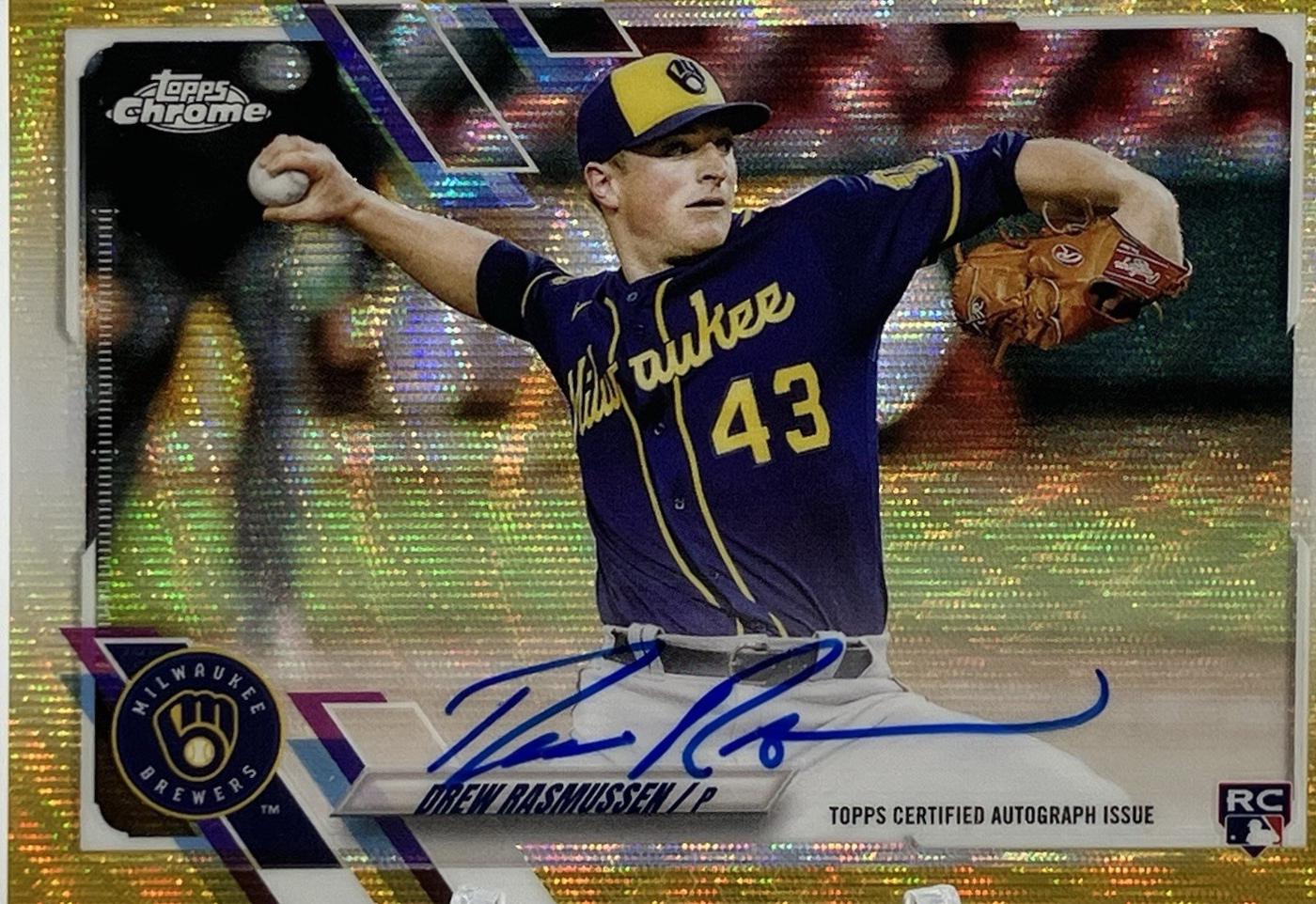 Drew Rasmussen [Gold Wave Refractor] #RA-DR