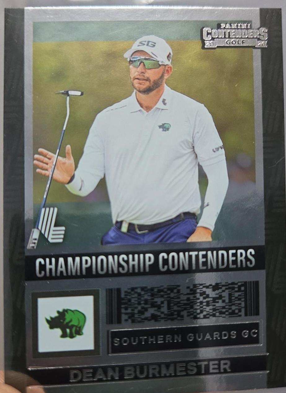 Dean Burmester #9 2026 Panini Contenders LIV Championship Golf