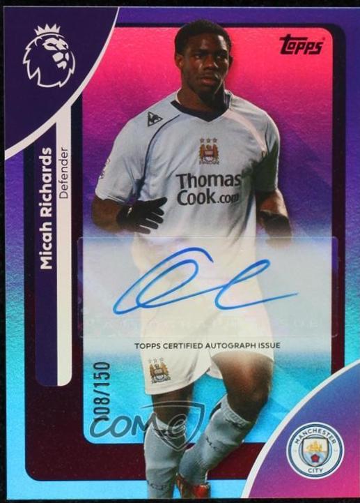 Micah Richards #AC-MRI 2025 Topps Premier League Autograph