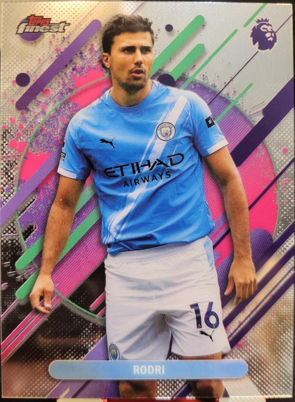 Rodri #265 2026 Topps Finest Premier League
