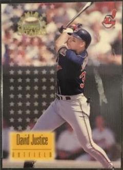 David Justice #6 Baseball Cards 1997 Topps Stars