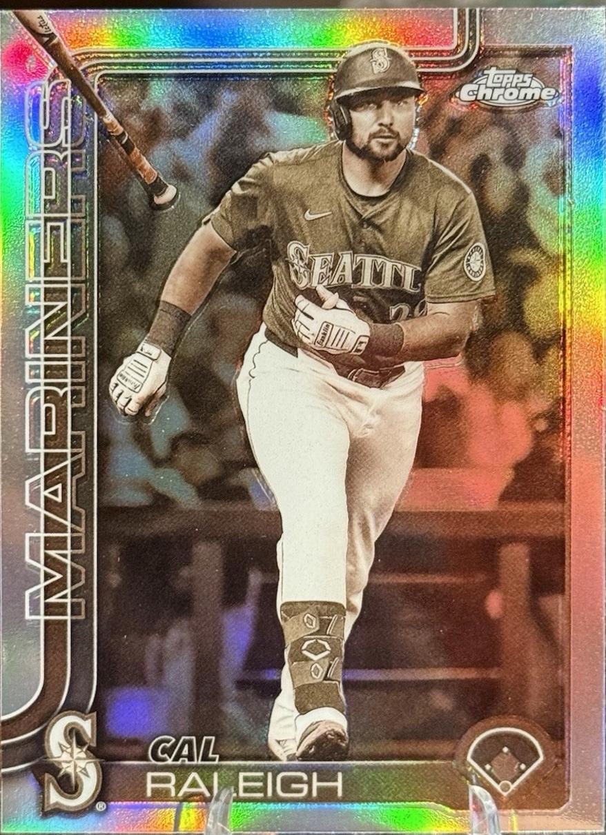 Cal Raleigh [Sepia Refractor] #USC45 Prices | 2025 Topps Chrome Update ...