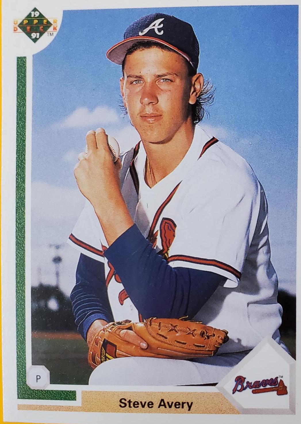 Steve Avery #365 Baseball Cards 1991 Upper Deck