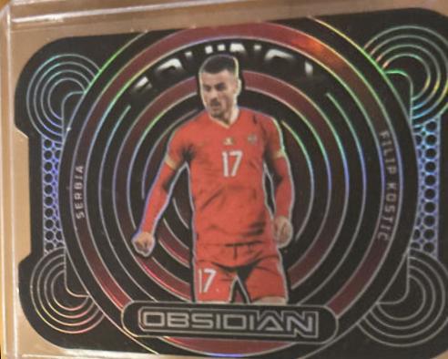 Filip Kostic #18 2022 Panini Obsidian Equinox Soccer