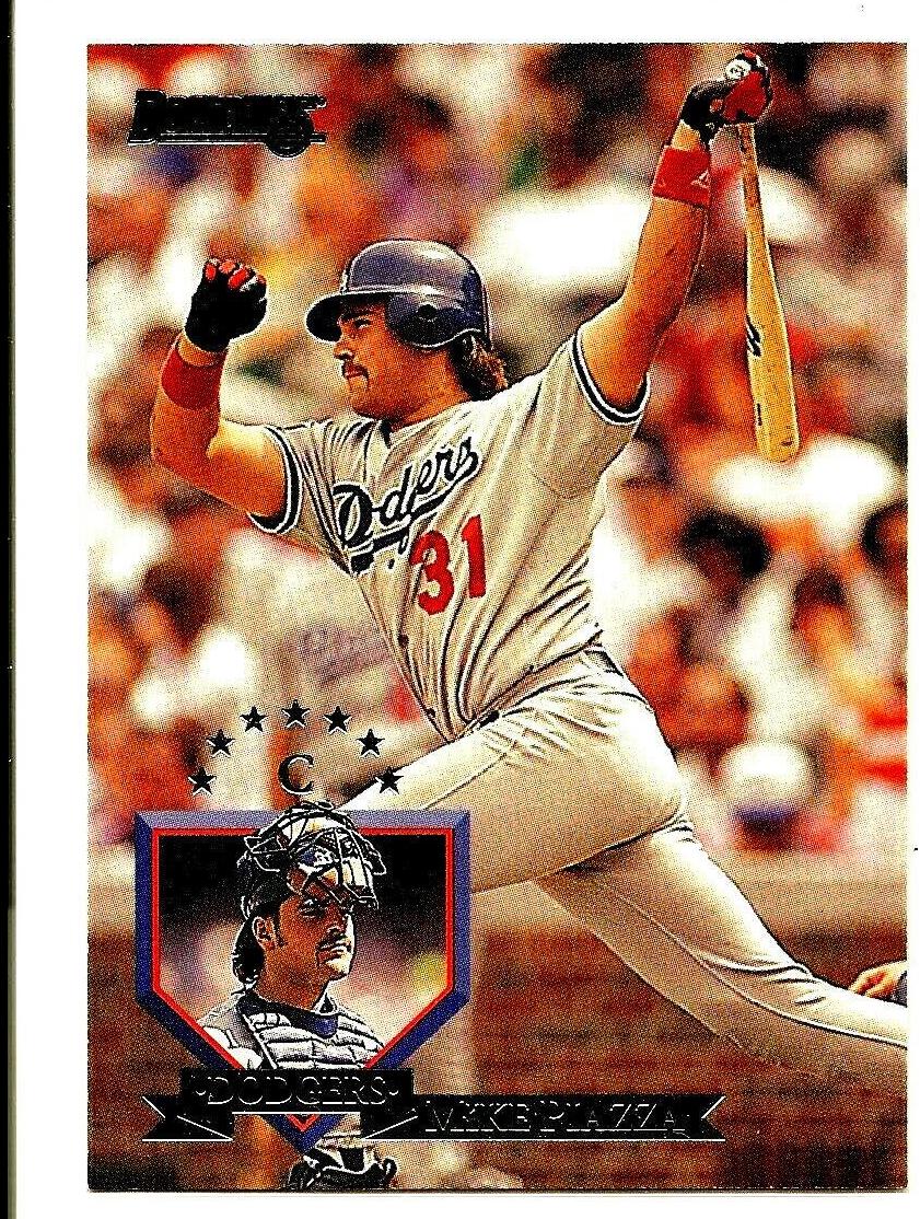 Mike Piazza #5 Baseball Cards 1995 Donruss