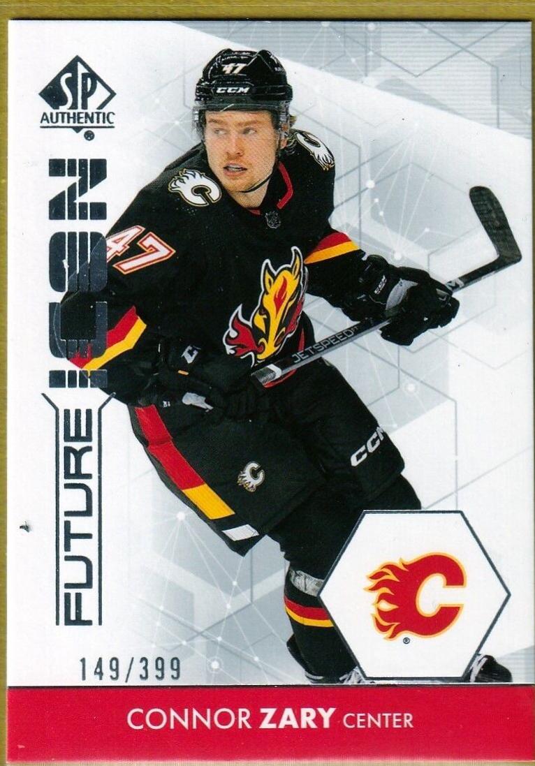 Connor Zary #FI-19 Hockey Cards 2023 SP Authentic Future Icon