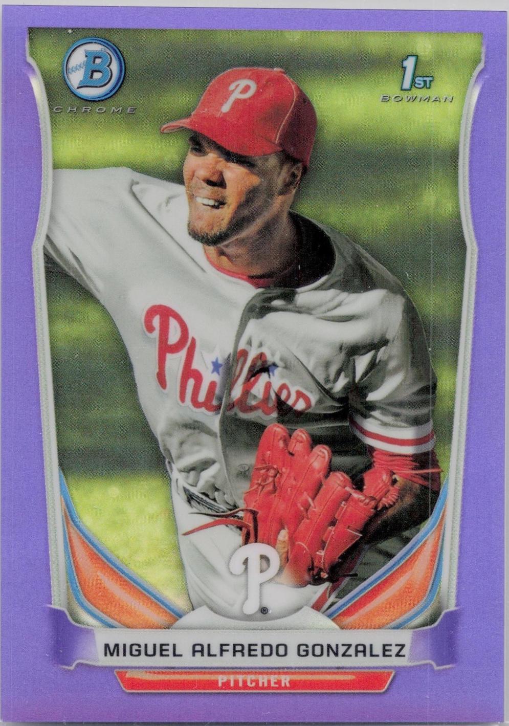 Miguel Alfredo Gonzalez #BCP105 2014 Bowman Baseball Chrome Prospects