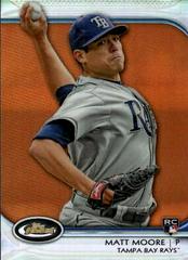Matt Moore [Refractor] #67 Baseball Cards 2012 Finest Prices