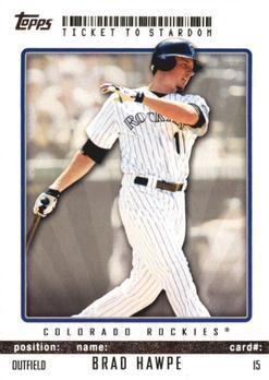 Brad Hawpe #15 2009 Topps Ticket to Stardom Baseball