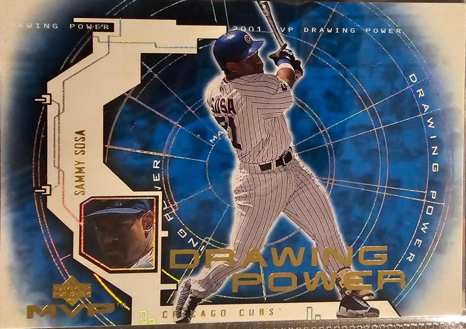 Sammy Sosa #DP9 Baseball Cards 2001 Upper Deck MVP Drawing Power