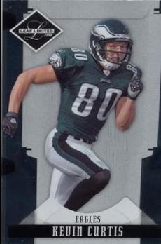 Kevin Curtis #76 Football Cards 2008 Leaf Limited