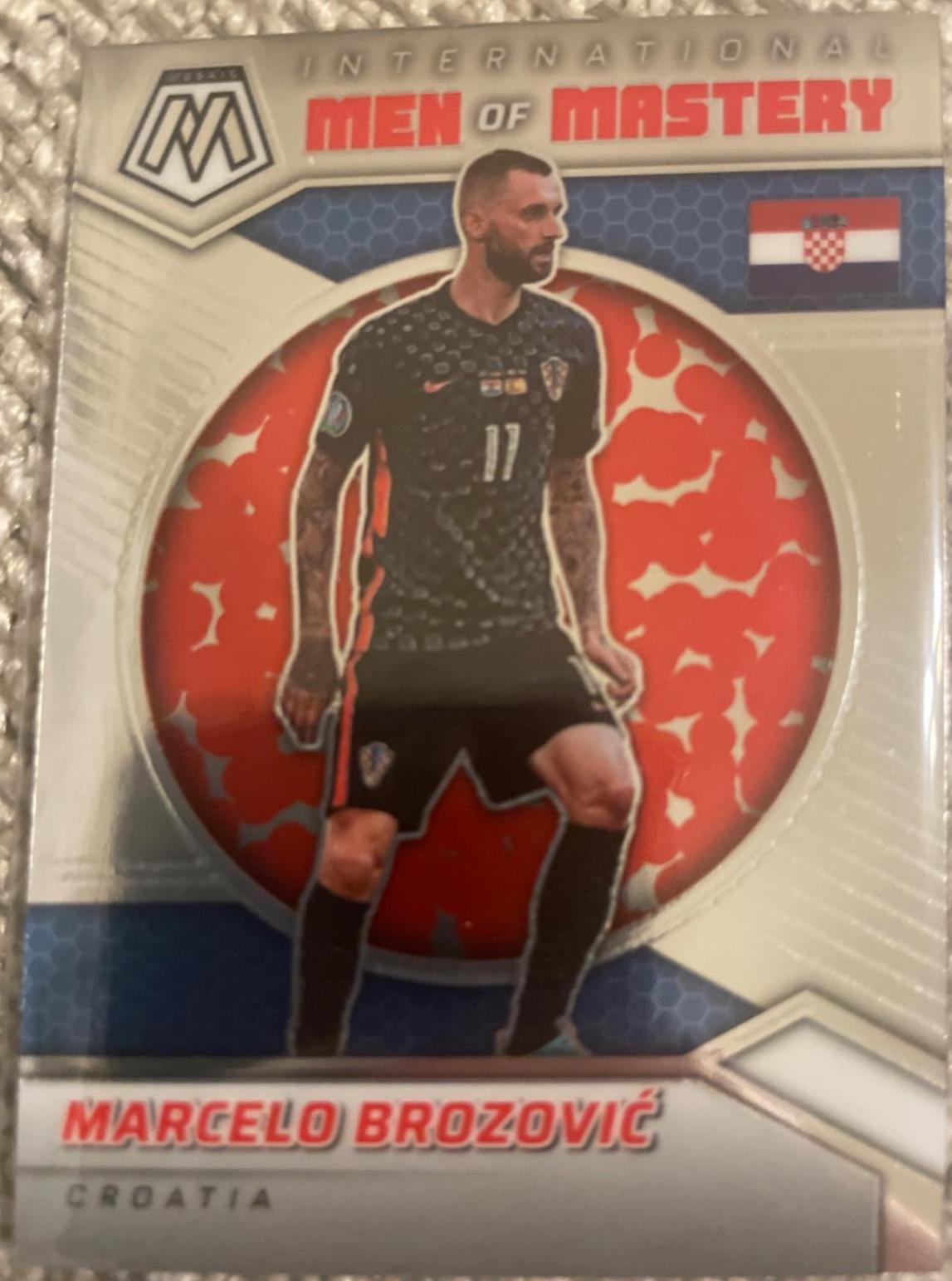 Marcelo Brozovic #40 2021 Panini Mosaic Road To FIFA World Cup International Men Of Mastery