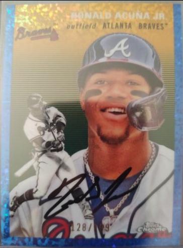 Ronald Acuna Jr. [Blue Shimmer] #198
