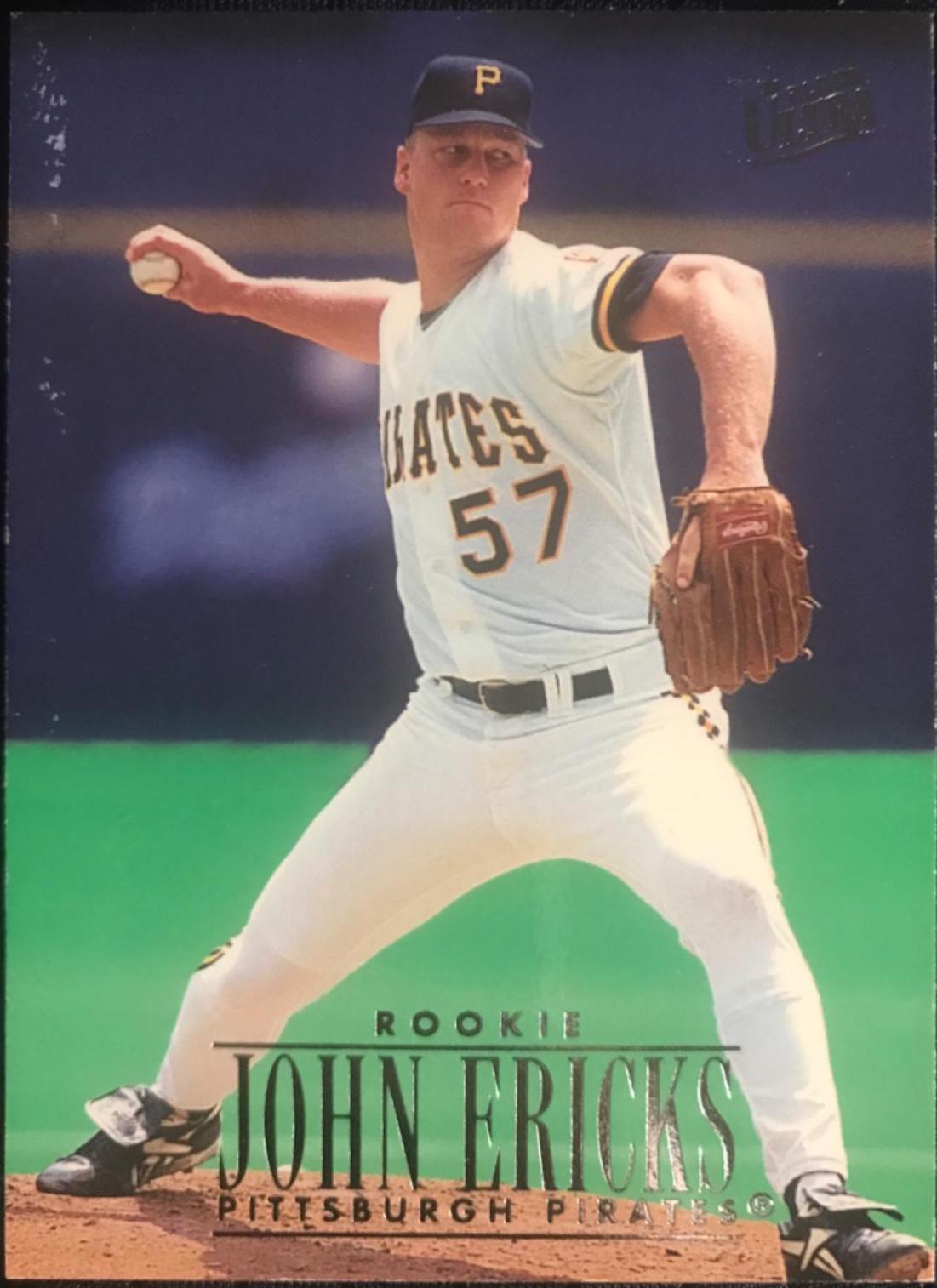 John Ericks #263 Baseball Cards 1996 Ultra