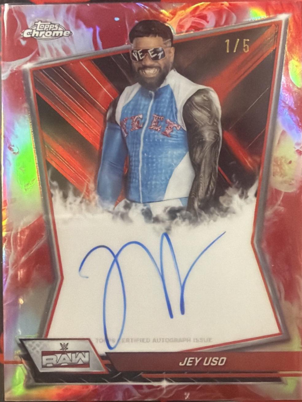 Jey Uso [Red Refractor] #RBA-JEY