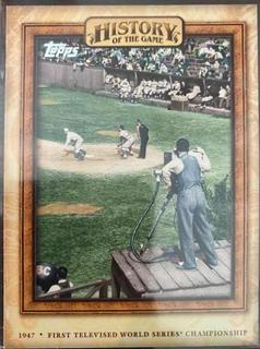 First Televised World Series Championship 1947
