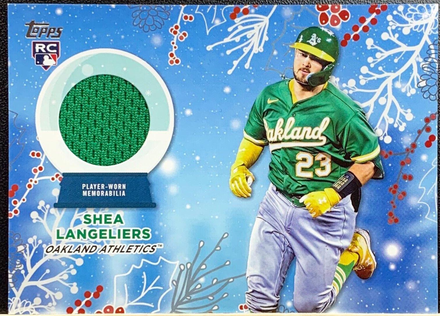Shea Langeliers #RC-SL Baseball Cards 2023 Topps Holiday Relics