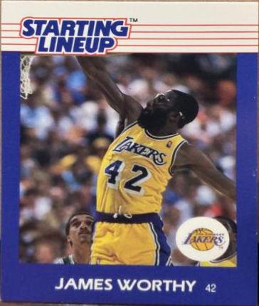 James Worthy Basketball Cards 1988 Kenner Starting LineUp