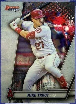 Mike Trout #1 Baseball Cards 2019 Bowman's Best