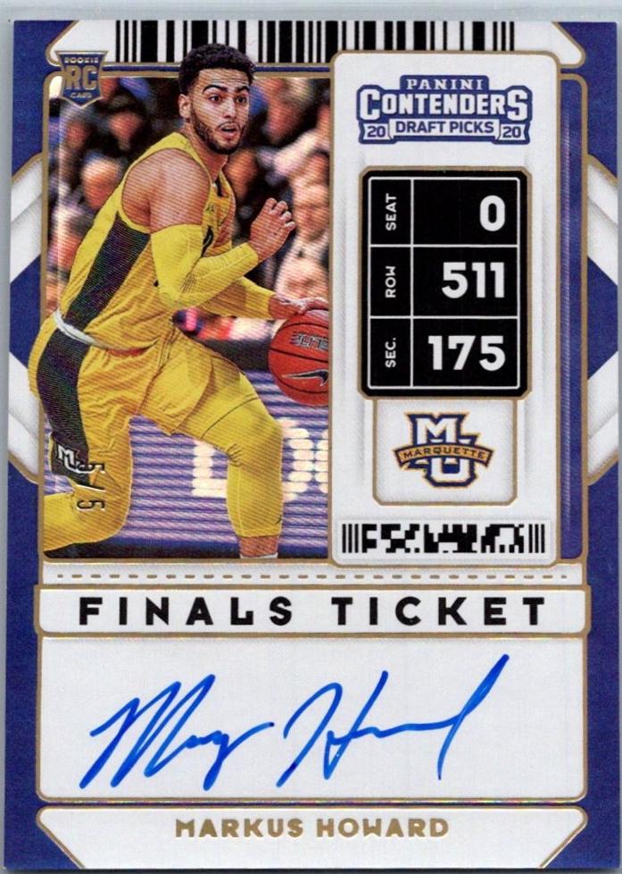 Markus Howard [Finals Autograph] #73