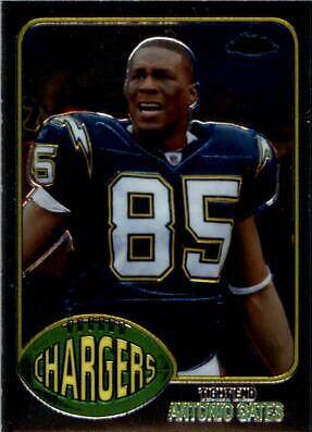 Antonio Gates #TB21 Football Cards 2005 Topps Chrome Throwbacks
