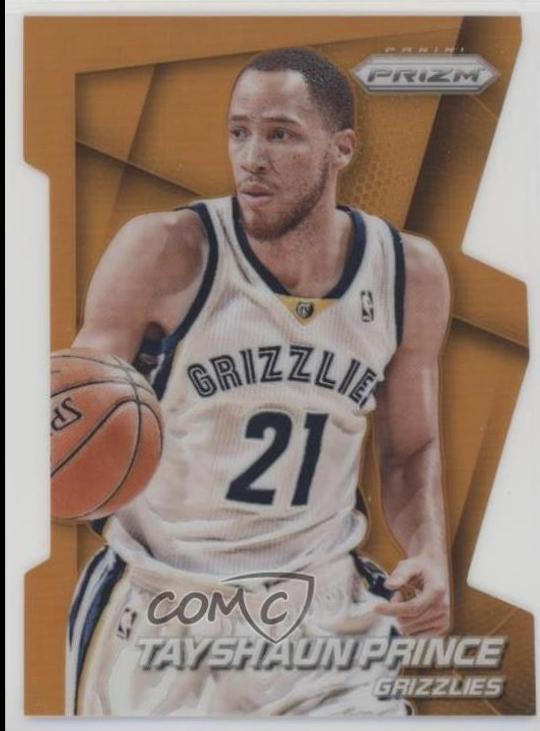 Tayshaun Prince [Orange Die Cut Prizm] #142