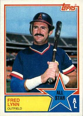 Fred Lynn #392 Baseball Cards 1983 Topps