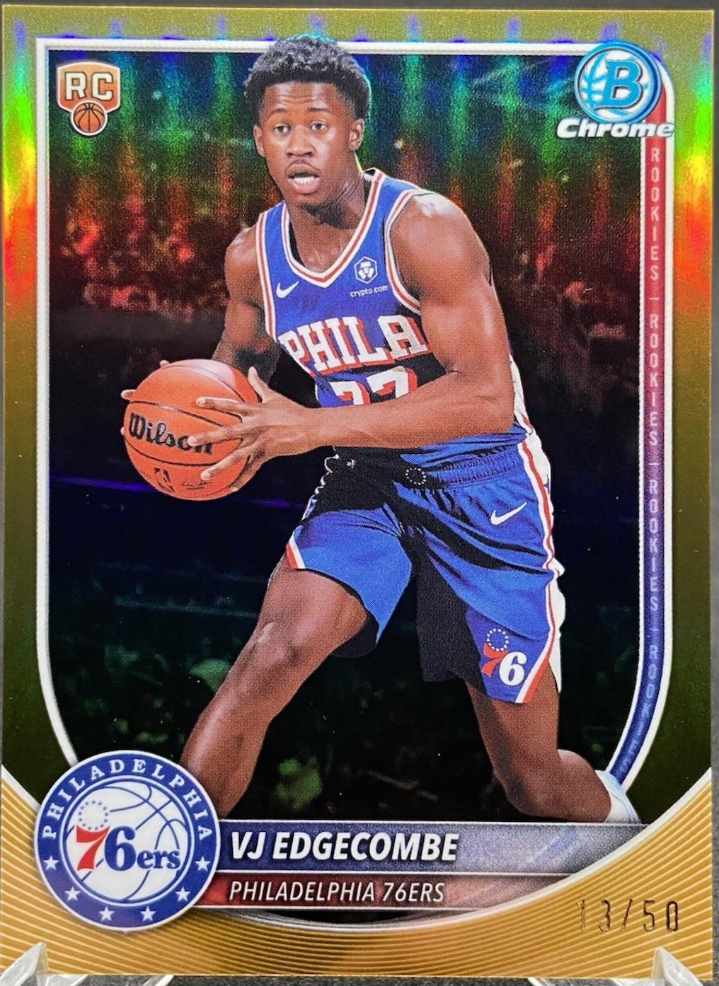 VJ Edgecombe [Gold Refractor] #BCV-3