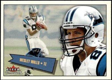 Wesley Walls #6 Football Cards 2001 Fleer
