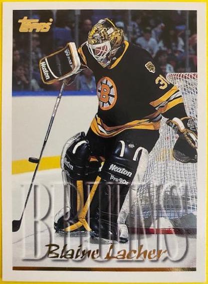 Blaine Lacher #23 Hockey Cards 1995 Topps