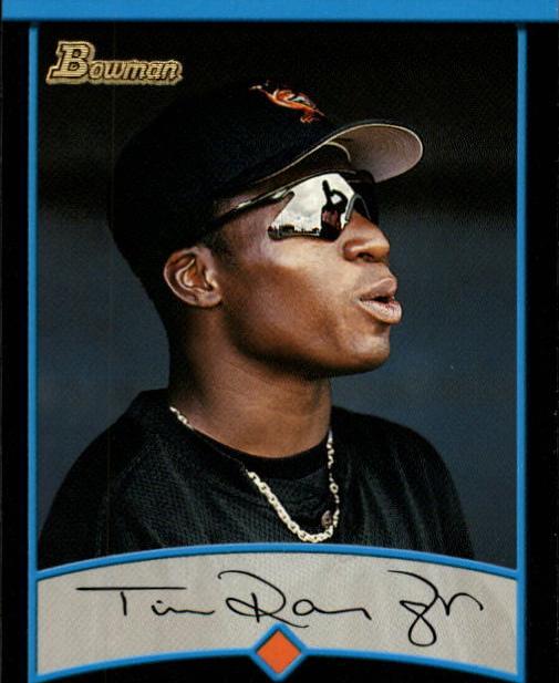 Tim Raines Jr. #344 Baseball Cards 2001 Bowman