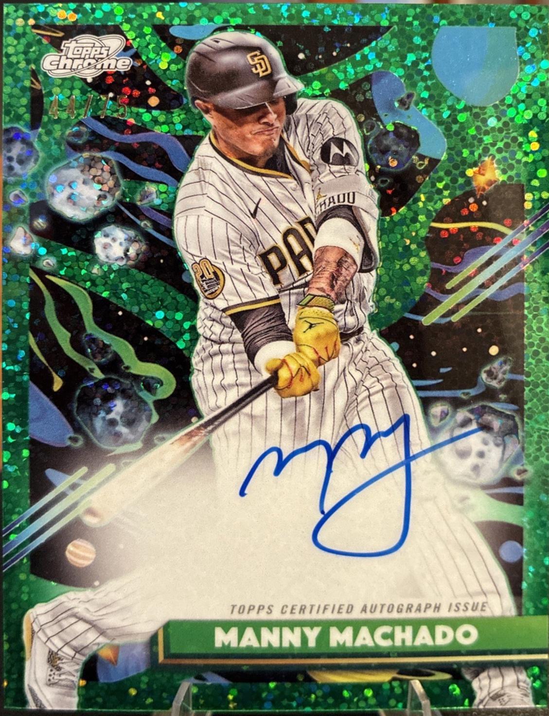 Manny Machado [Green Space Dust Refractor] #CCA-MMA