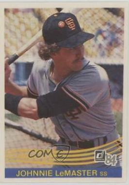 Johnnie LeMaster #649 Baseball Cards 1984 Donruss