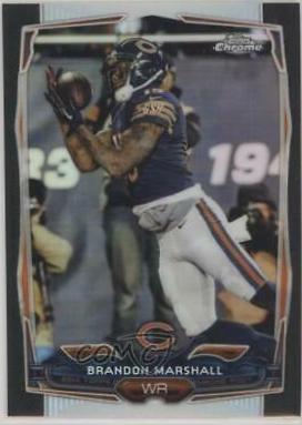 Brandon Marshall [Black Refractor] #25