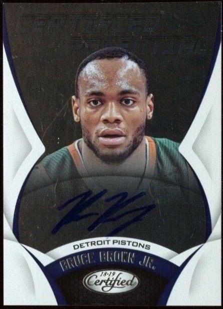 Bruce Brown #CP-BB Basketball Cards 2018 Panini Certified Potential Autographs